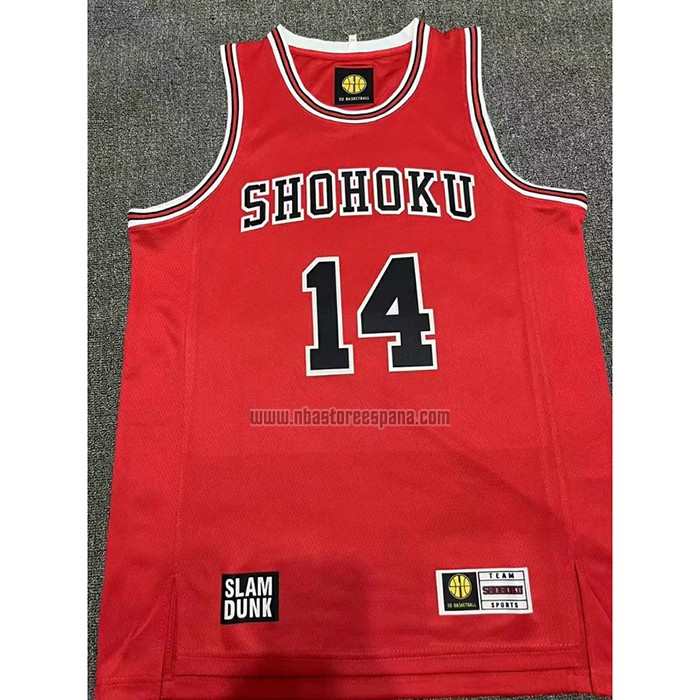 Camiseta Shohoku Mitsui NO 14 Rojo